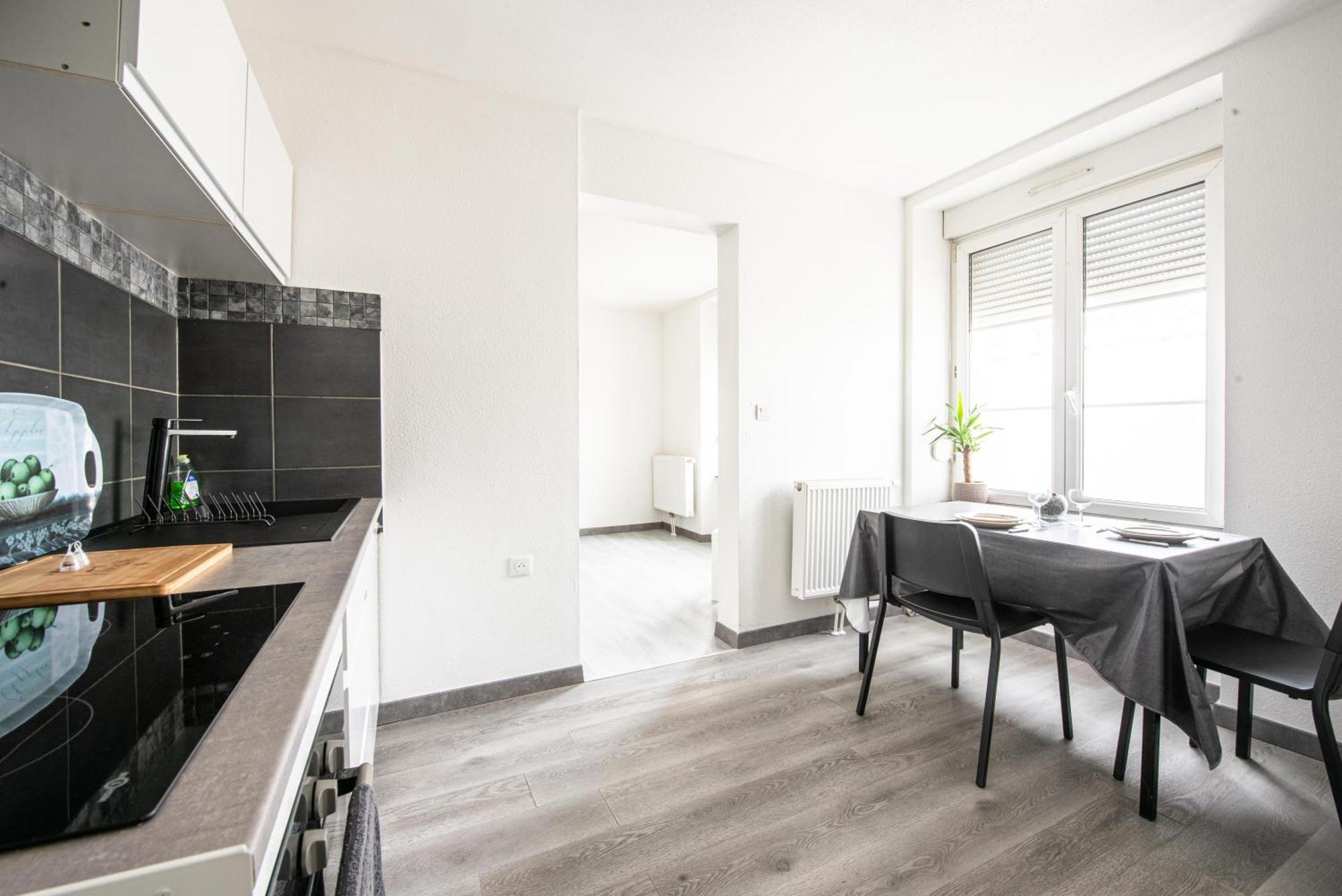 Apartament Oasis Mulhousien - Rdc, Wifi, Parking Miluza Zewnętrze zdjęcie